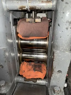 6" WIDE x 2-HIGH STANDARD AMERICAN POWERED ROLLING MILL: YOBRO #23829