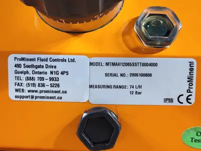 New | in-Stock PROMINENT MTMAH12065SSTT0004000 Parts (Hydraulics and Pneumatics) British Columbia CA | Lenmark #257556