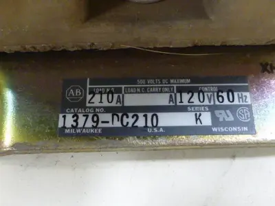 USED ALLEN BRADLEY 1379-DC210 SER K