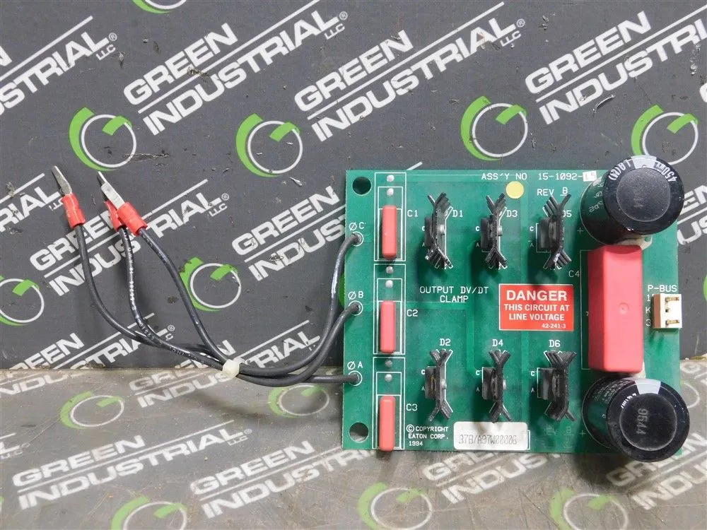 EATON 15-1092-15 Control Board Rev. B 37B/A97W00006 Used