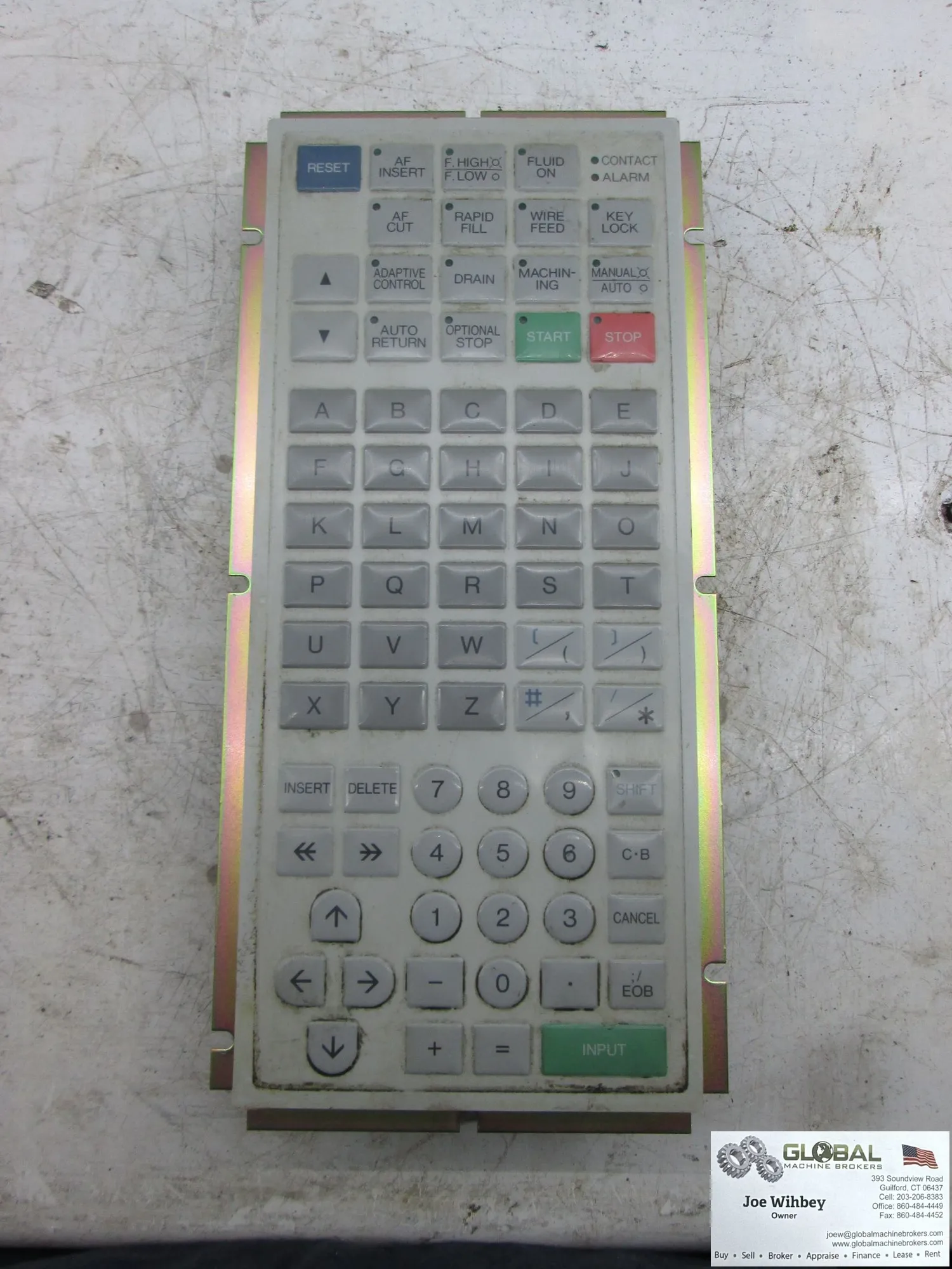 MITSUBISHI KEYBOARD CONTROL PAD N288-3005 KS-WK-5A FP5-MD98