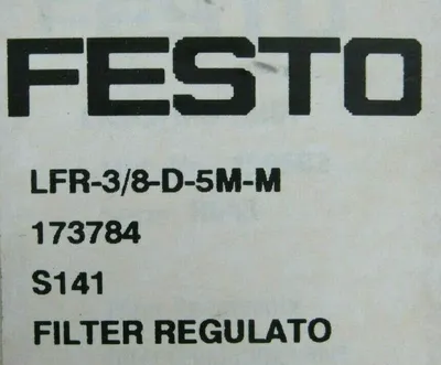 NEW FESTO LFR-3/8-D-5M-M FILTER REGULATOR LFR38D5MM 173784