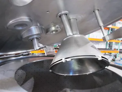 (4) Ferrum DSZ-URF 1250/630 perforate basket centrifuges, 316L SS.