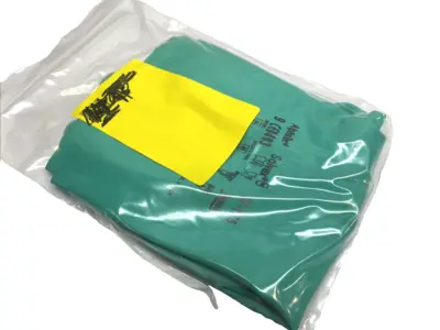 New | in-Stock Liberty Green Nitrile Chemical Gloves 13" Large LOT OF 12 Gloves Michigan US | Maverick Industrial Sales #1395409