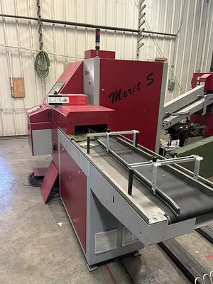 USED 2007 MULLER MARTINI MERIT-S THREE KNIFE TRIMMER