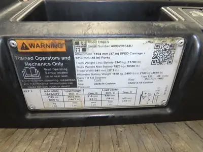 Hyster E80XN Forklift Front Dual Wheel Drive Axle Assembly 8-Lug Off E80XN