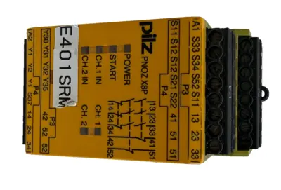 USED PILZ PNOZ-X8P-24VDC-3N/O-2N/C-2SO SAFETY RELAY 777760 PNOZX8P24VDC3NO2NC2SO
