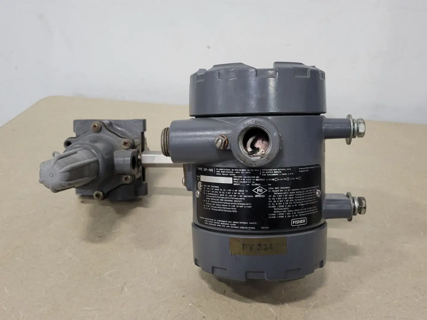 Electro-Pneumatic Transducer i2p-100 W/ Pressure Regulator FS-67CFR-362SC