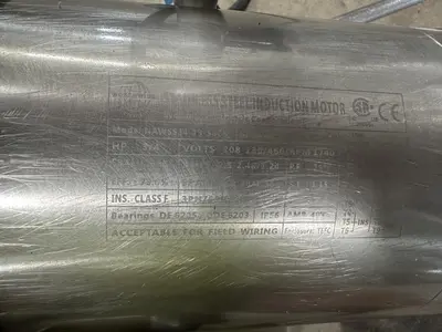 SS holding tank with pump