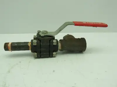 Habonim Stainless Ball Valve Steel Body 1/2" NPT Class 1500