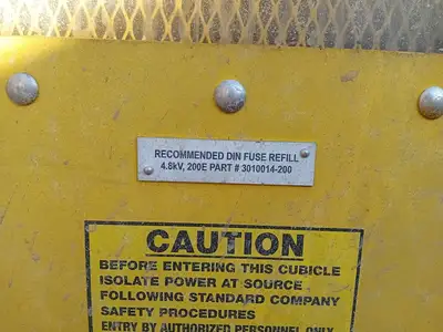 Underground Substation w/ 1000 kVA Transformer, 4160V HV, 600Y/347V LV