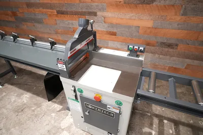 DEMO 2025 (GEN 3) Northtech NT-UCS18L Upcut Saw W/Infeed/Outfeed Tables