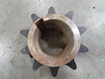 Roller Chain Sprocket 100C10203, Size 100, 10 Teeth