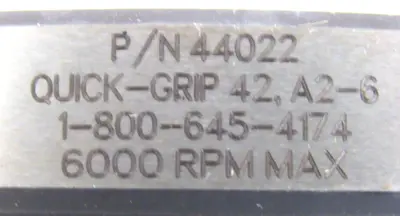 NEW ROYAL 44022 QUICK GRIP COLLET CHUCK 42 A2-6