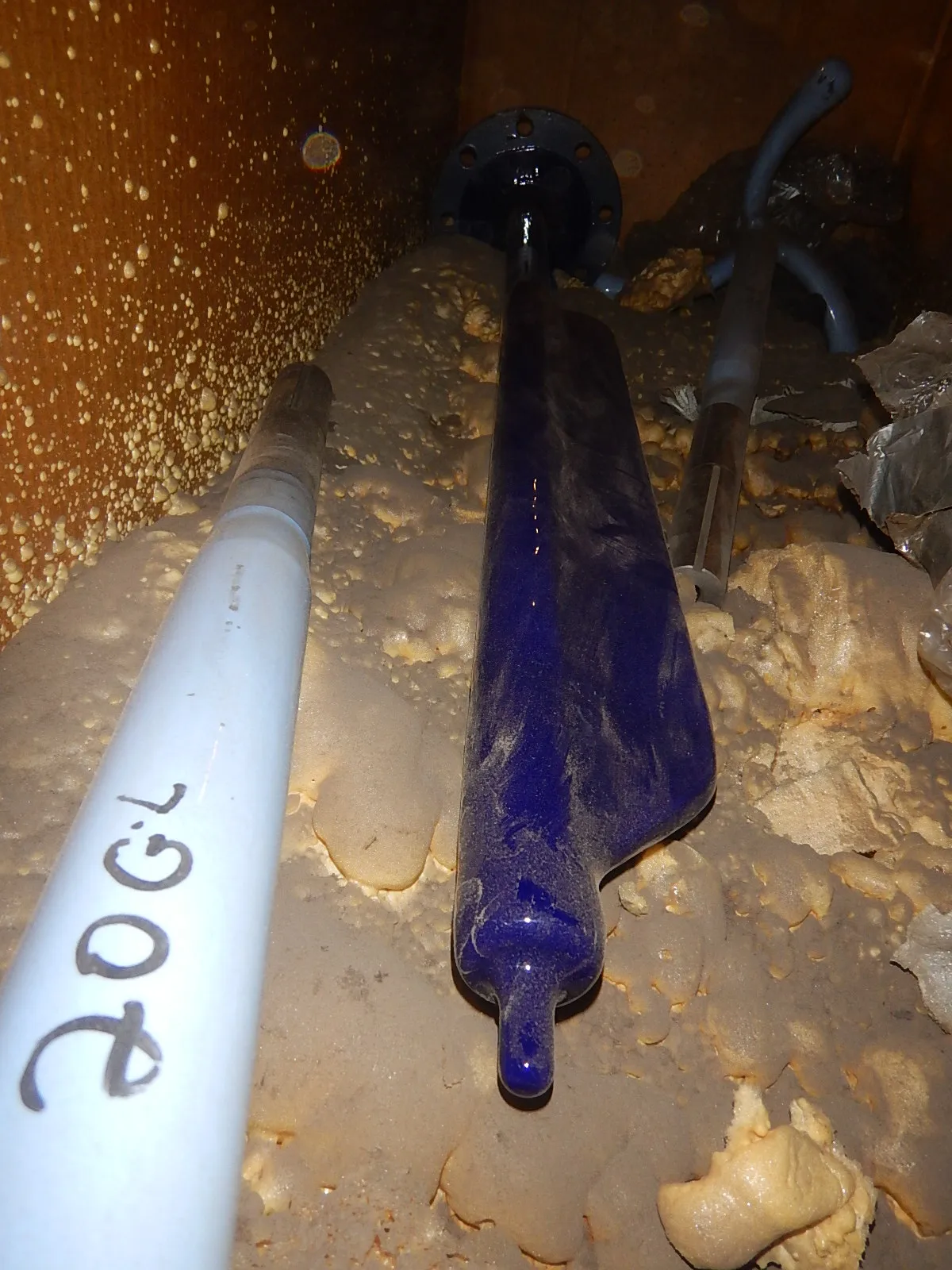 USED GLASS LINED BAFFLE FIN BAFFLE
