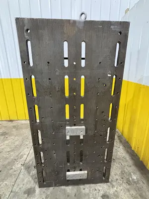 72" H X 36" W STEEL SLOTTED ANGLE PLATE: STOCK #23589