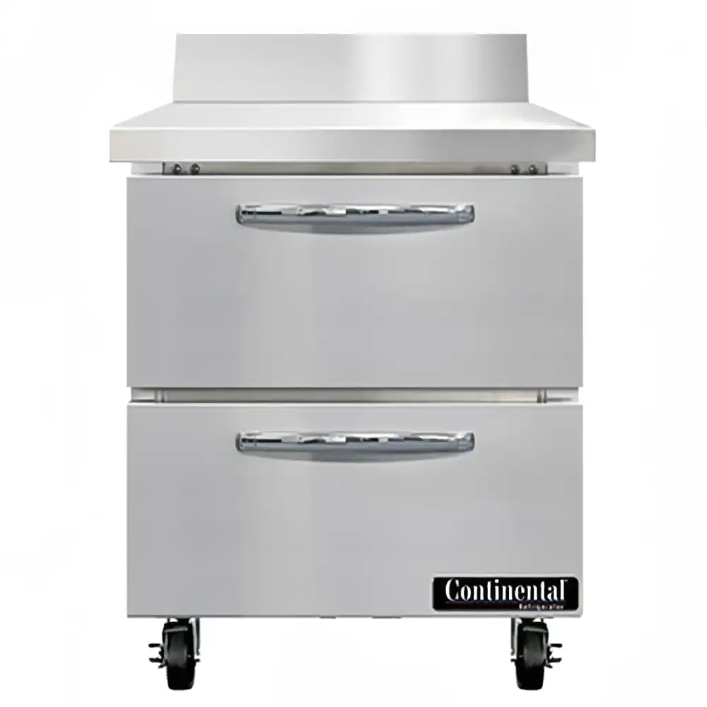 Continental SW27NBS-D 27" Worktop Refrigerator w/ (1) Section, 115v