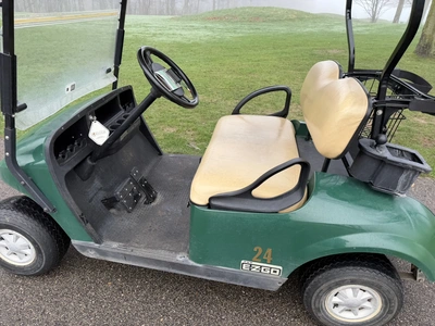 (1) 2015 E-Z-Go golf cart with a Kawasaki gas engine, does not include Club canopy, ball cover, club...