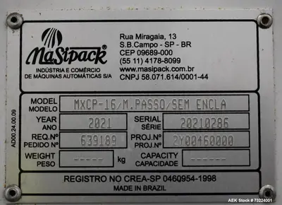 Used MASIPACK VS300 Net Weigh Filler Scale Vertical Form & Fill Illinois US | Aaron Equipment #86732