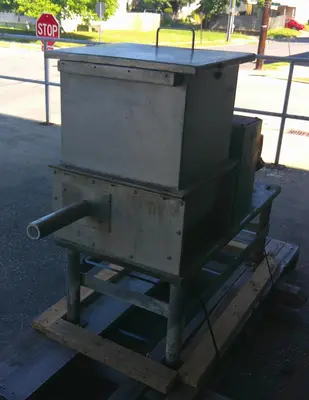 SPC9191  Feeder 1.75" dia. Acrison screw feeder 11.5" long feed tube, Stainless Steel