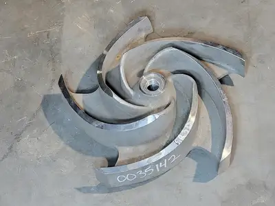 5-Vane Impeller 316SS, Size 4x6-14, 61187-2