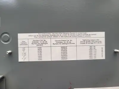 USED SQUARE D DTU362AWK