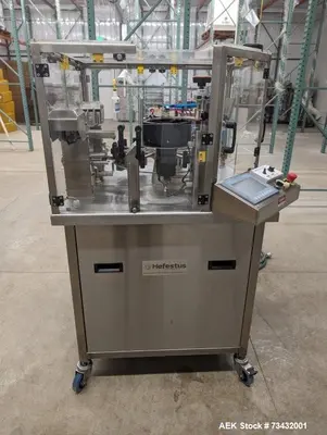 Used Hefestus Aura 2000 Cannabis Pre-Roll, Fill & Seal Machine – 1800 Cones/Hour with Checkweigher & Tip Folding