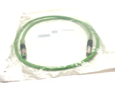 NEW BECKHOFF DOUBLE ENDED ETHERCAT POWER CABLE M8 4-PIN 1M