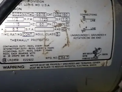 USED PUMP SYSTEMS INC 001828 B
