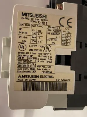 New | in-Stock MITSUBISHI S-N11 Miscellaneous Equipment (Electrical & Power) Ohio US | Surplus Asset Holdings #1399506