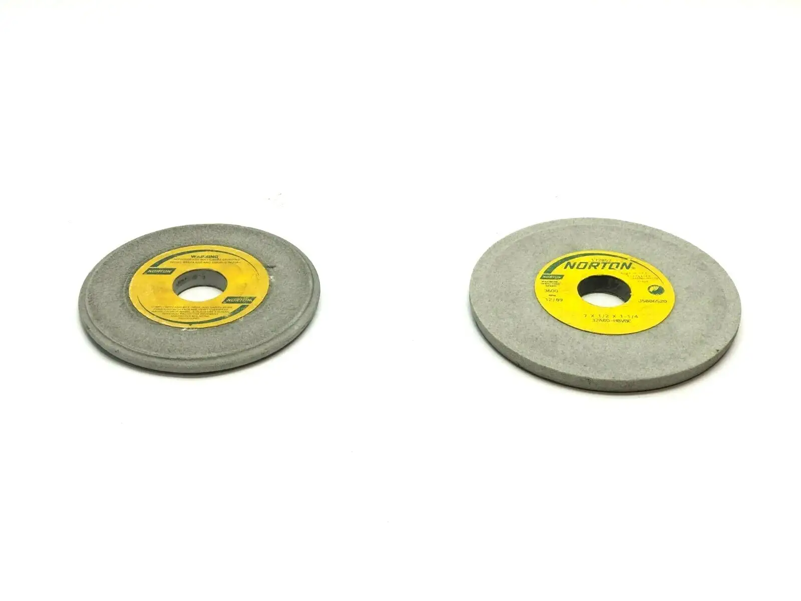USED NORTON GRINDING WHEELS