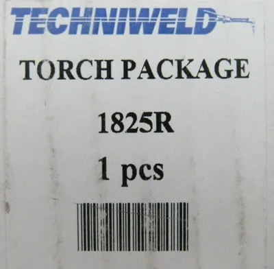 NEW TECHNIWELD 1825R TORCH PACKAGE SR-18