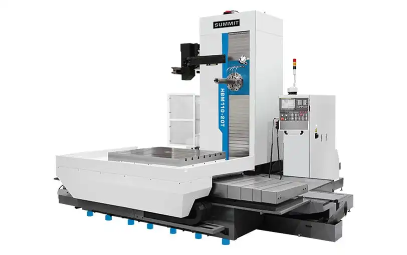 New | in-Stock SUMMIT HBM 110-20T / 30T CNC Horizontal Table Type Boring Mills Georgia US | The Equipment Hub #1402435