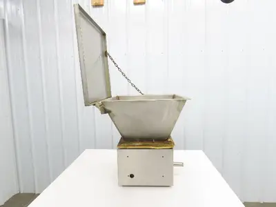 Accu-Rate Volumetric Screw Feeder 1" Auger Stainless Hopper 18x18" 90VDC