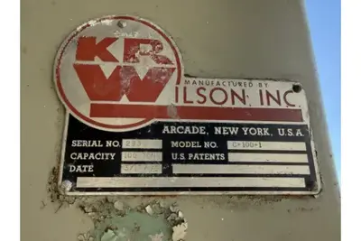 1975 K.R. WILSON C-100-1 Hydraulic & Molding Presses | Mohawk Machinery (8)