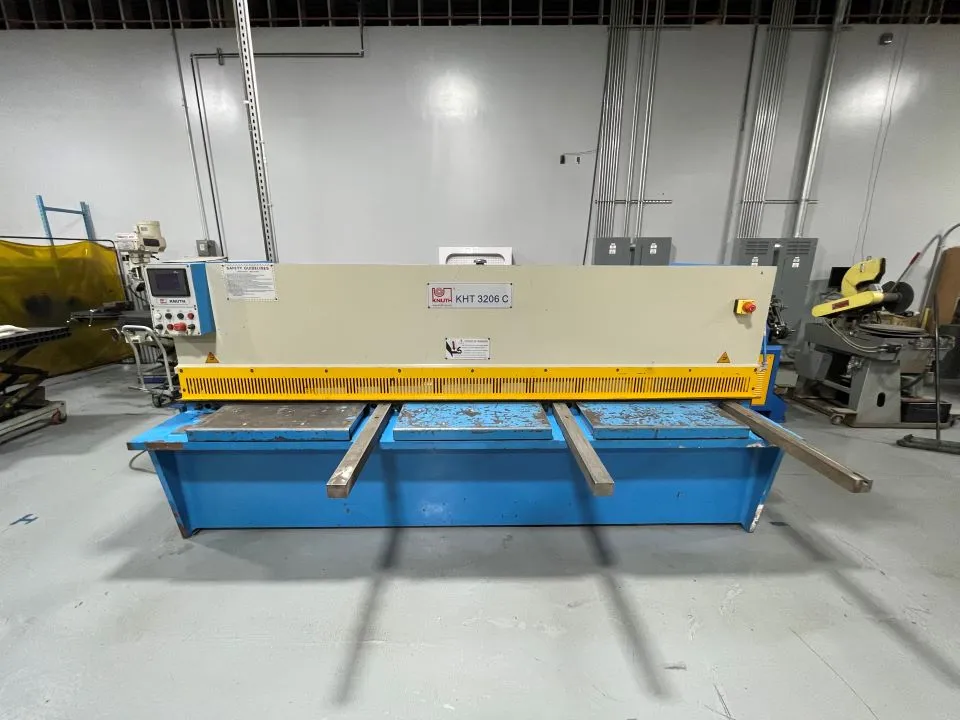 Knuth 1/4 x 10 Hydraulic Squaring Shear