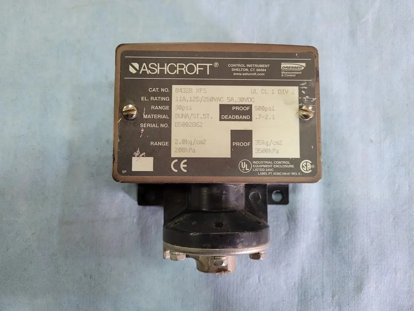 USED ASHCROFT B432B XFS