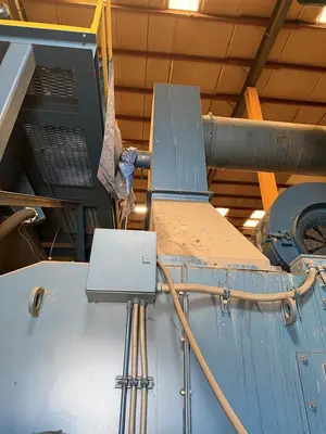 New | in-Stock 2008 BLASTEC 10' PLATE Roller Conveyor Shot Blaster Pennsylvania US | Shot Blasting Equipment #1292197