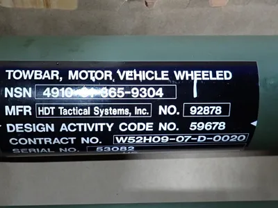 Used HDT TACTICAL SYSTEMS INC 4910013659304 Material Handling (misc) Ohio US | HGR 24 #927763