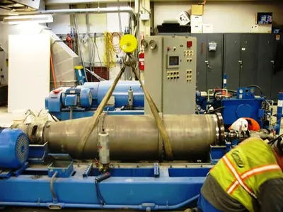 Humboldt S 3-01 solid bowl decanter centrifuge, 316SS.