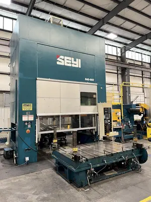 2006 SEYI SAG-660 Straight Side Double Crank Press | Universal Press & Machinery (UPM) (2)