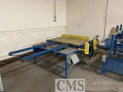 USED PALLET CHIEF PC IV NAILER WITH DELUXE STACKER