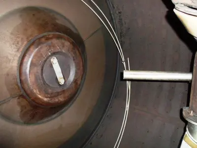 Krauss-Maffei HZ 160/4A peeler centrifuge, rubber-lined.
