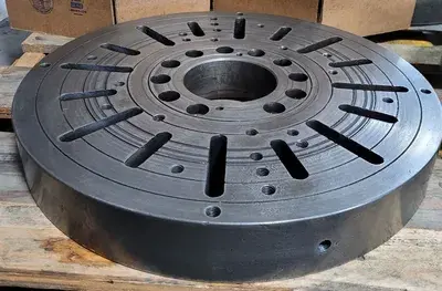 FACE PLATE FOR LATHE, 19-5/8" DIAMETER, A2-8 MOUNT