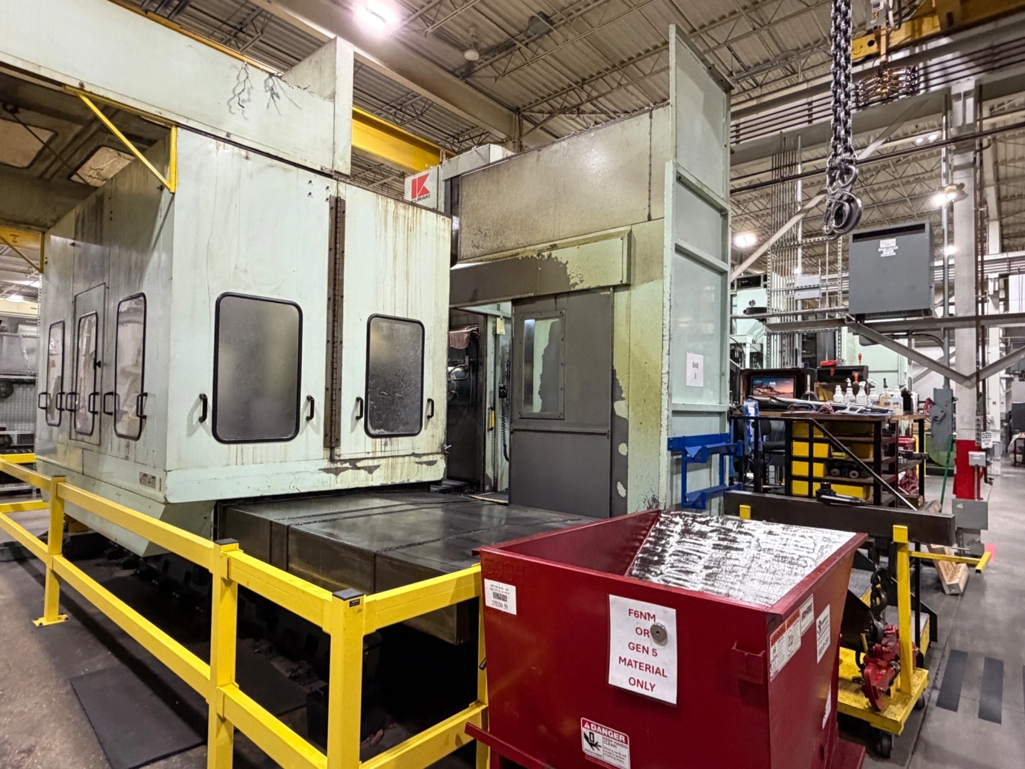 2007 KBT 13 EA 5.1" BAR CNC HORIZONTAL BORING MILL
