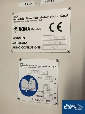 USED IMA IMA High Speed Capsule Checkweigher, Model Precisa 120