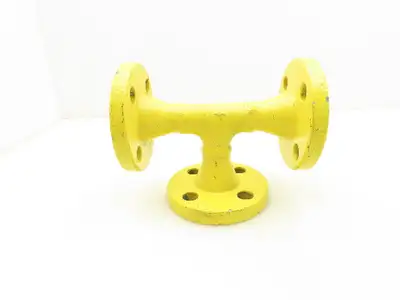 Boltex 3-Way Tee Fitting Valve 1" Flanged 4-Bolt Class 300