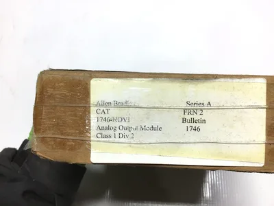USED ALLEN BRADLEY 📌 MODEL: 1746-NO41
📌 SERIES: A
📌 VOLTAGE: 24VDC
📌 CONDITION: [SPECIFY IF NEW, USED, OR REFURBISHED]