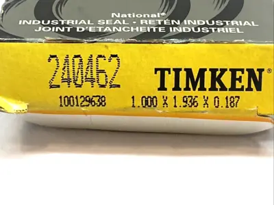 New | in-Stock Timken Nitrile Wheel Oil Seal Seals & Gaskets Michigan US | Maverick Industrial Sales #1395189