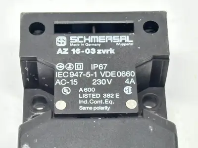Used Schmersal AZ 16-12ZVK-M20 Switch Parts Michigan US | Maverick Industrial Sales #1396688